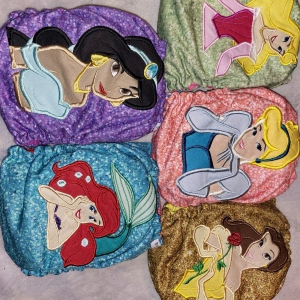 Disney Princess Embroidered Cloth Diapers